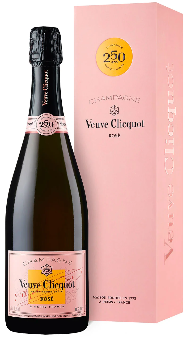 Veuve Clicquot Rosé-Champagner Brut im Geschenkkarton