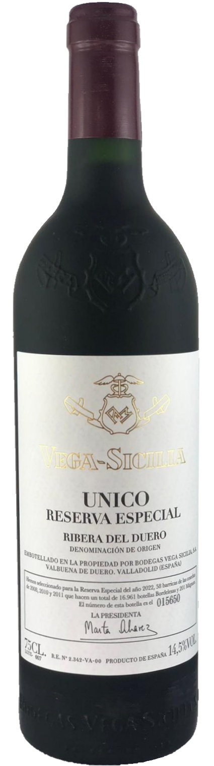 Vega Sicilia Unico Reserva Especial 2008-10-11 Release 2022 (Rotwein)